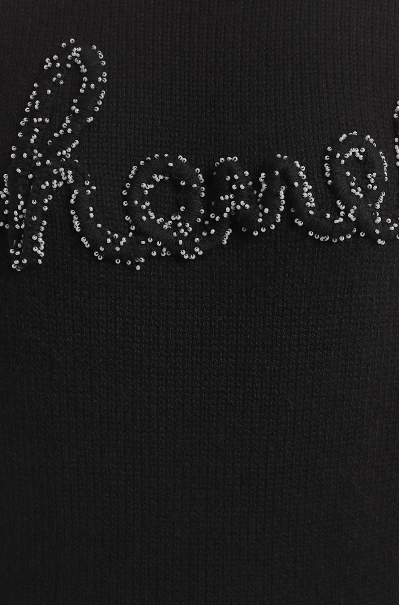 Chanel 2021 Embellished Logo Cashmere Jumper 5