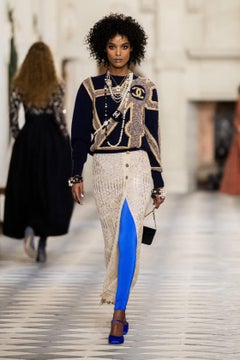 CHANEL 2021 Iconic Chateau des Dammes Runway Jumper 34 FR