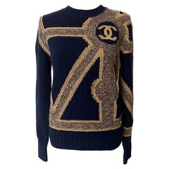 CHANEL 2021 Iconic Chateau des Dammes Runway Jumper 34 FR
