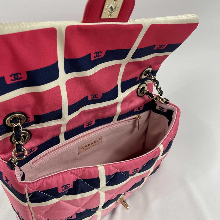 Chanel Fuchsia Pink Rabbit Fur Chain Shoulder Bag 3C88a at 1stDibs