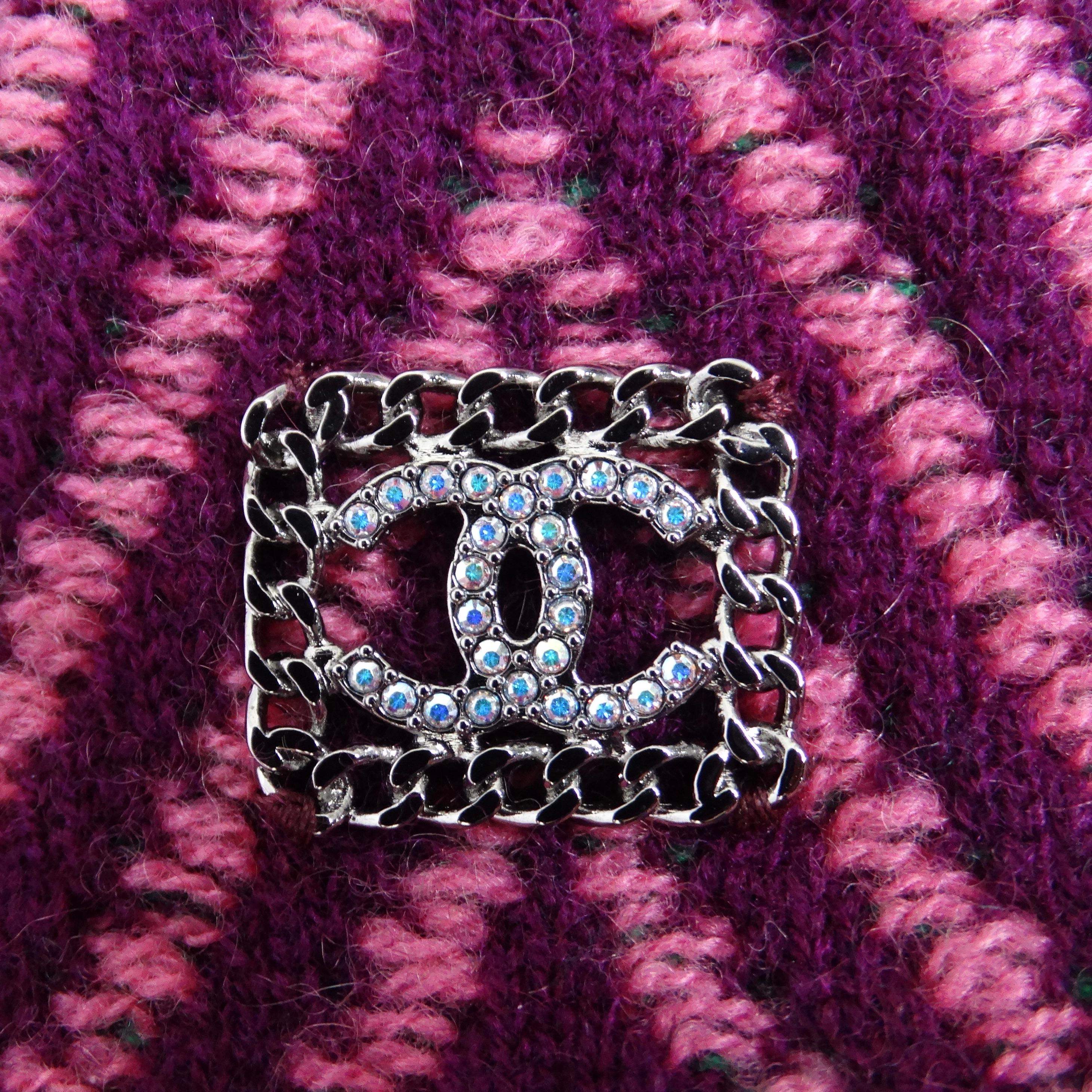 Chanel 2021 Knit Logo Turtleneck Sleeveless Dress 4