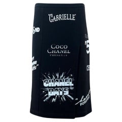 Chanel 2021 Logo Symbols Skirt