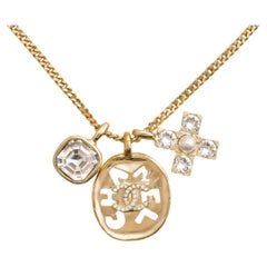 Used CHANEL 2021 Multi Motif Pendant Necklace