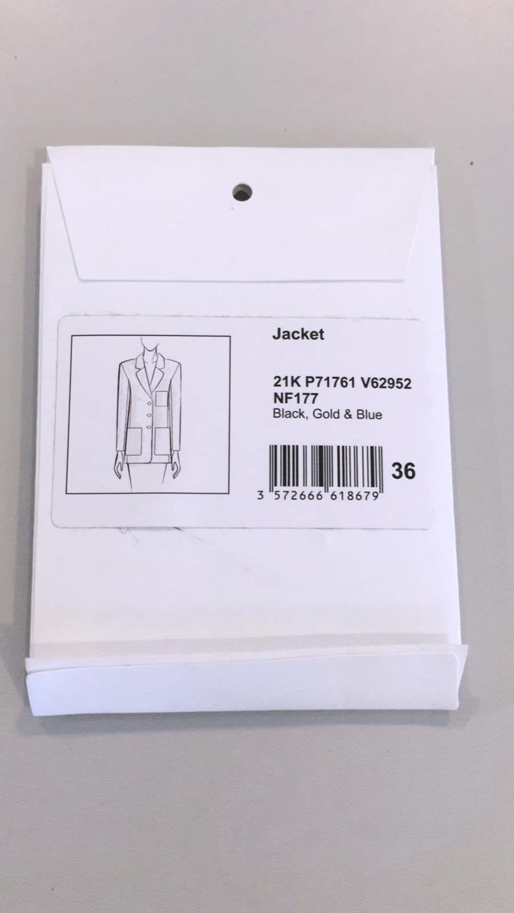 Chanel 2021 Runway Black Iridescent Tweed Jacket 7