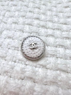 Chanel 2021 White Wool Cashmere Tweed Double Breasted Blazer