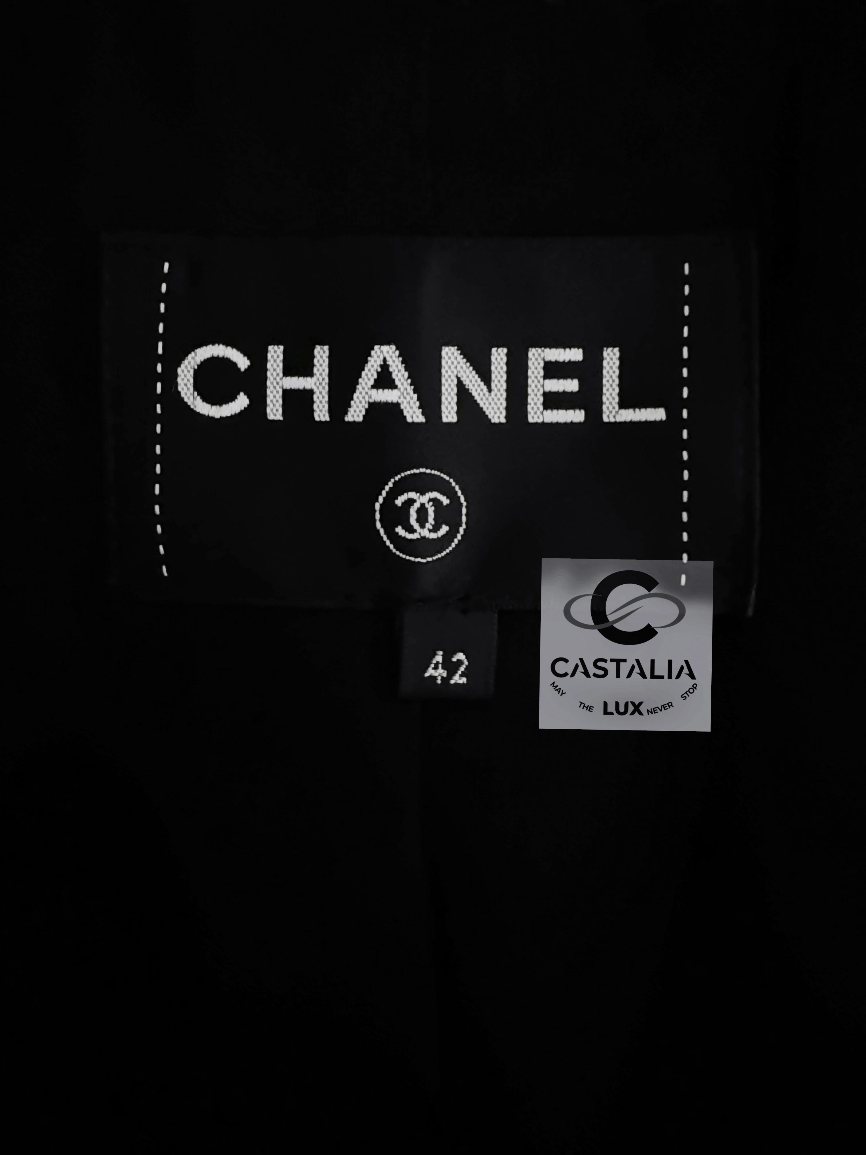 Chanel 2022/2023 Ad Campaign Black Tweed Jacket 13