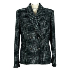 Chanel 2022/2023 Ad Campaign Black Tweed Jacket