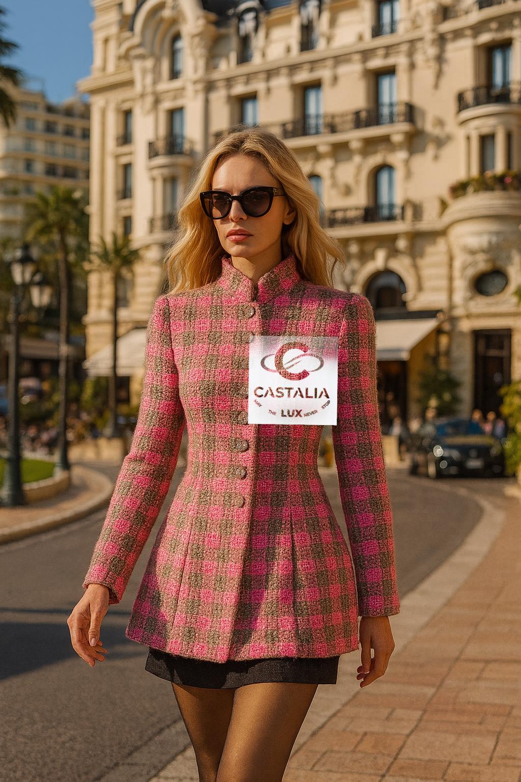 Giacca Chanel in tweed rosa e beige - Campaigner Autunno 2022u2028Di Virginie Viard

~ La creazione più ambita della campagna Chanel Autunno 2022 
- questa giacca non è solo un capo d'abbigliamento, ma anche un emblema della grammatica duratura