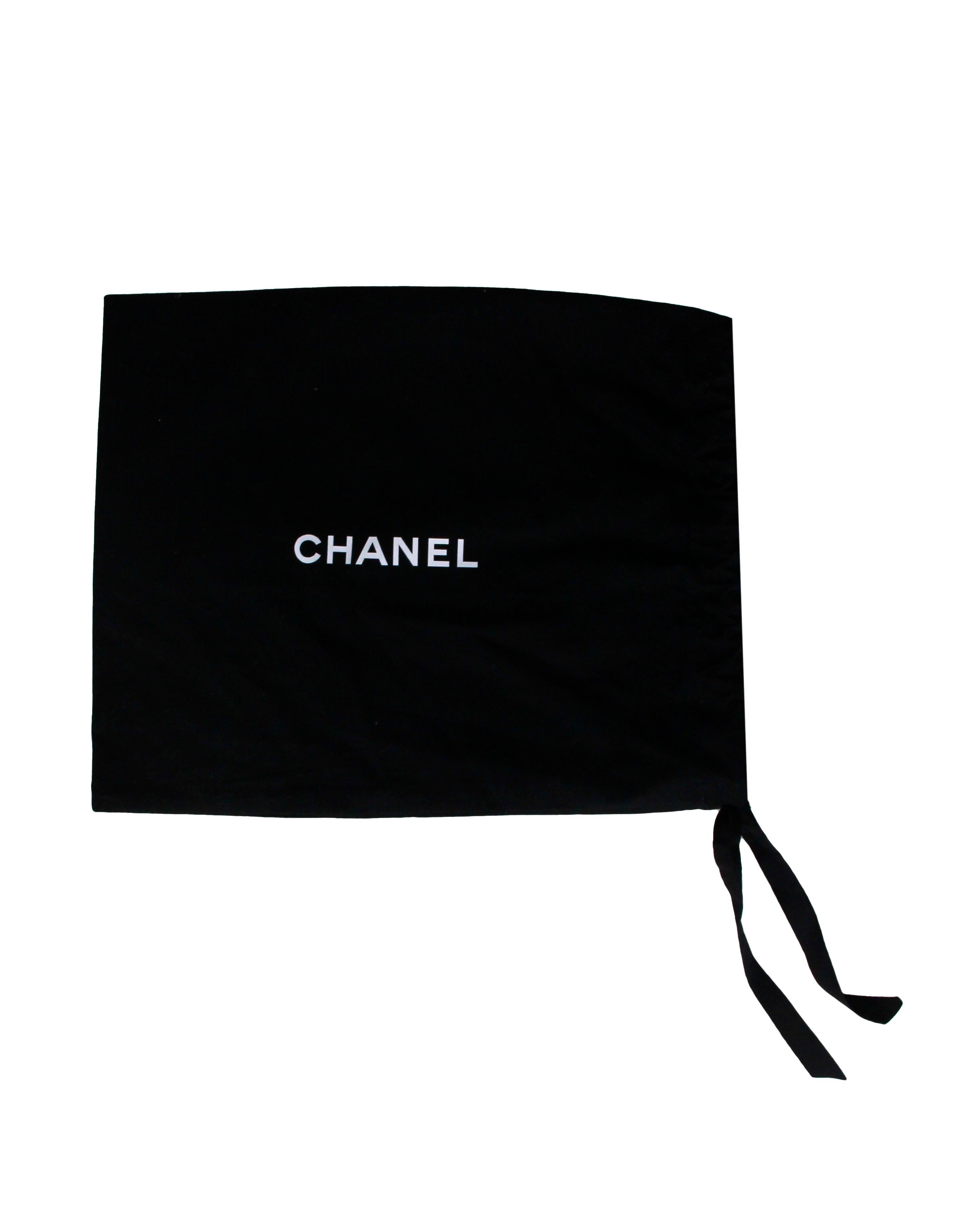Chanel 2022 Black Caviar Quilted Chain Around Mini Flap Bag 2