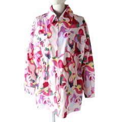 Chanel 2022 CC Logo Bright Silk Parka Jacket