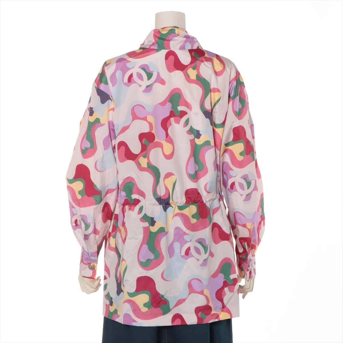 Chanel 2022 CC Logo Bright Silk Parka Jacket 3