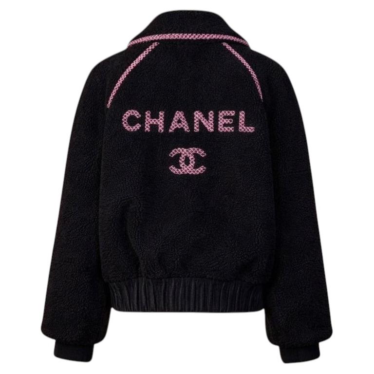 CHANEL 2022 COCO NEIGE Collection Rares Bomber en shearling 50 FR