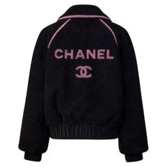 CHANEL 2022 COCO NEIGE Collection Rares Shearling Bomber 50 FR