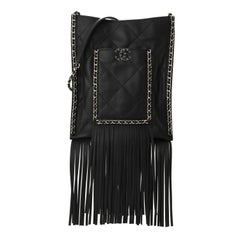Chanel 2022 Cruise Small Fringe Crossbody Hobo Quilted Classic Bag