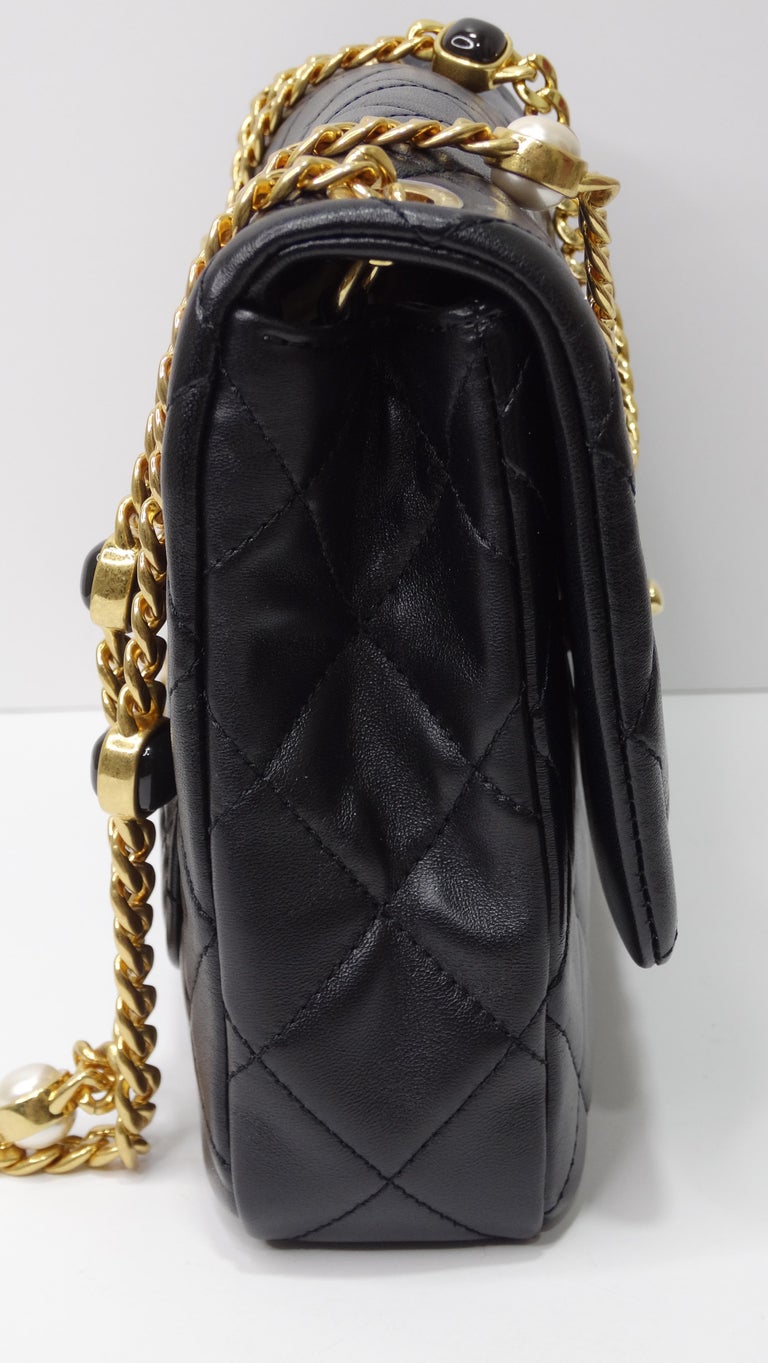 Chanel Beige Caviar Leather Medium Double Flap Bag at 1stDibs