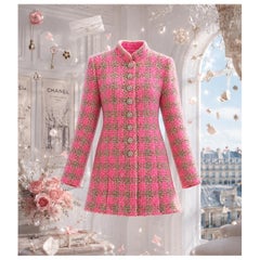 CHANEL 2022 New Iconic Ad Campaign Lesage Tweed Jacket 34 FR