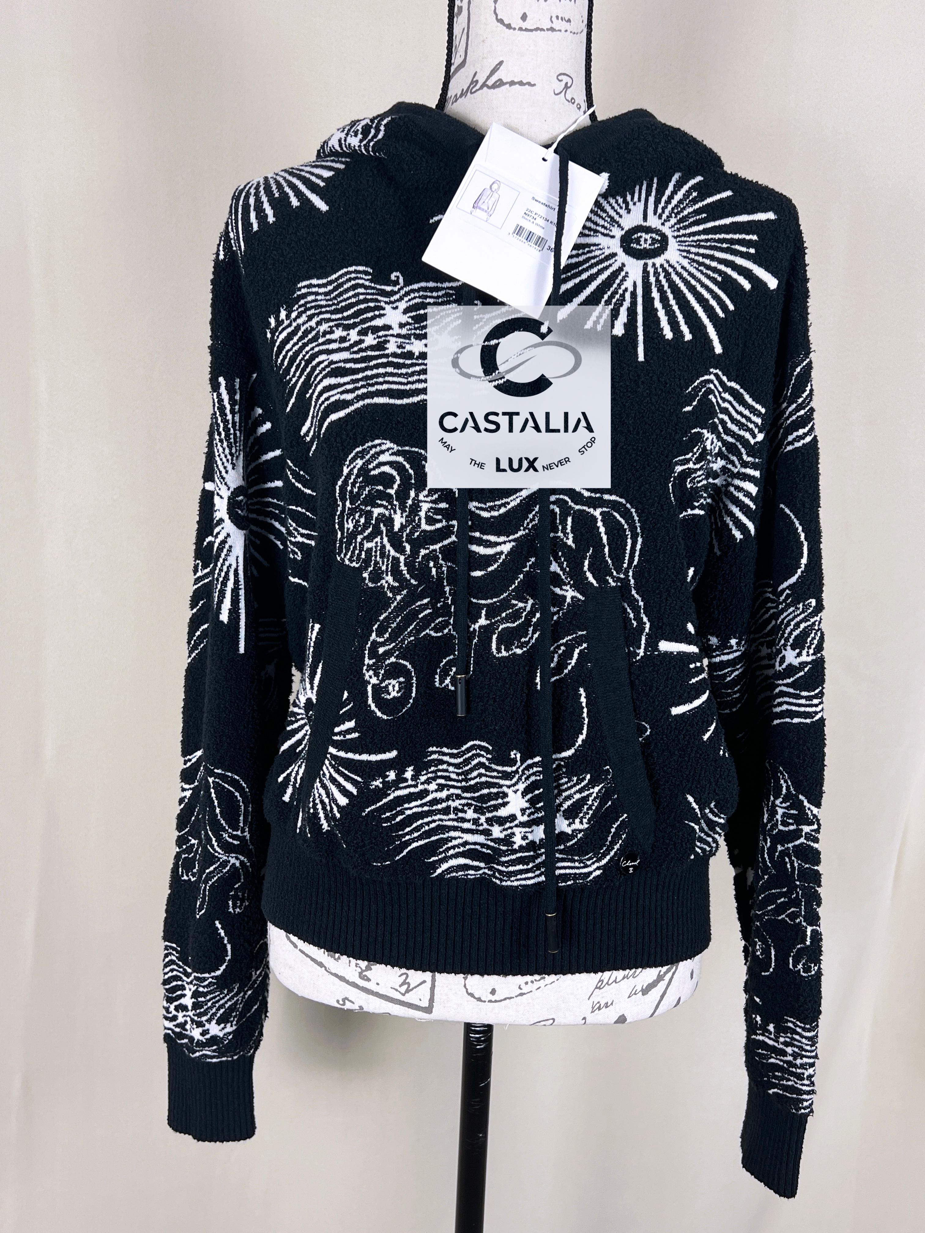 Chanel 2022 New Iconic CC Lions Hoodie 1