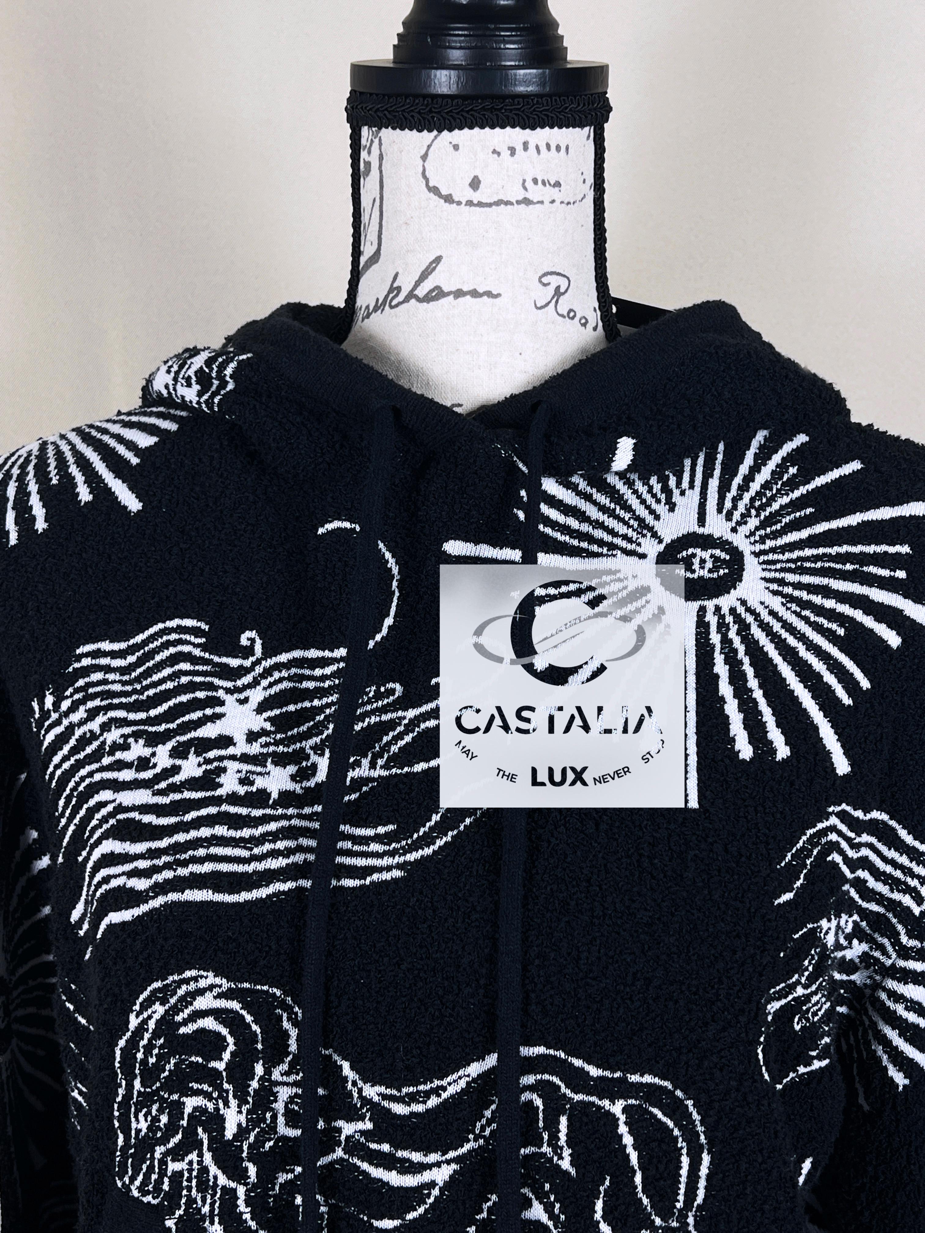 Chanel 2022 New Iconic CC Lions Hoodie 2