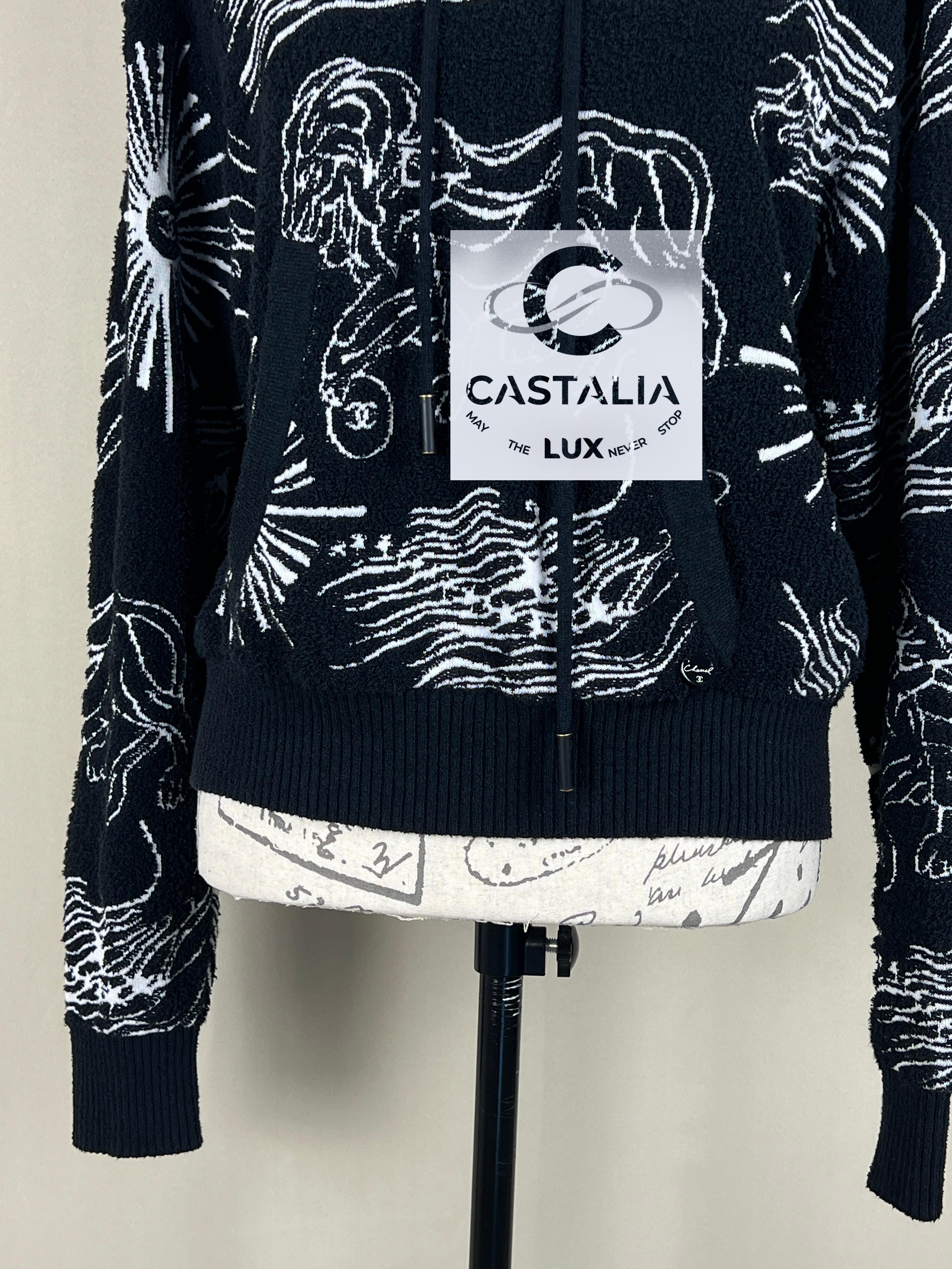 Chanel 2022 New Iconic CC Lions Hoodie 3