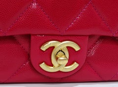 Chanel 2022 Small Single Flap Pink Handbag