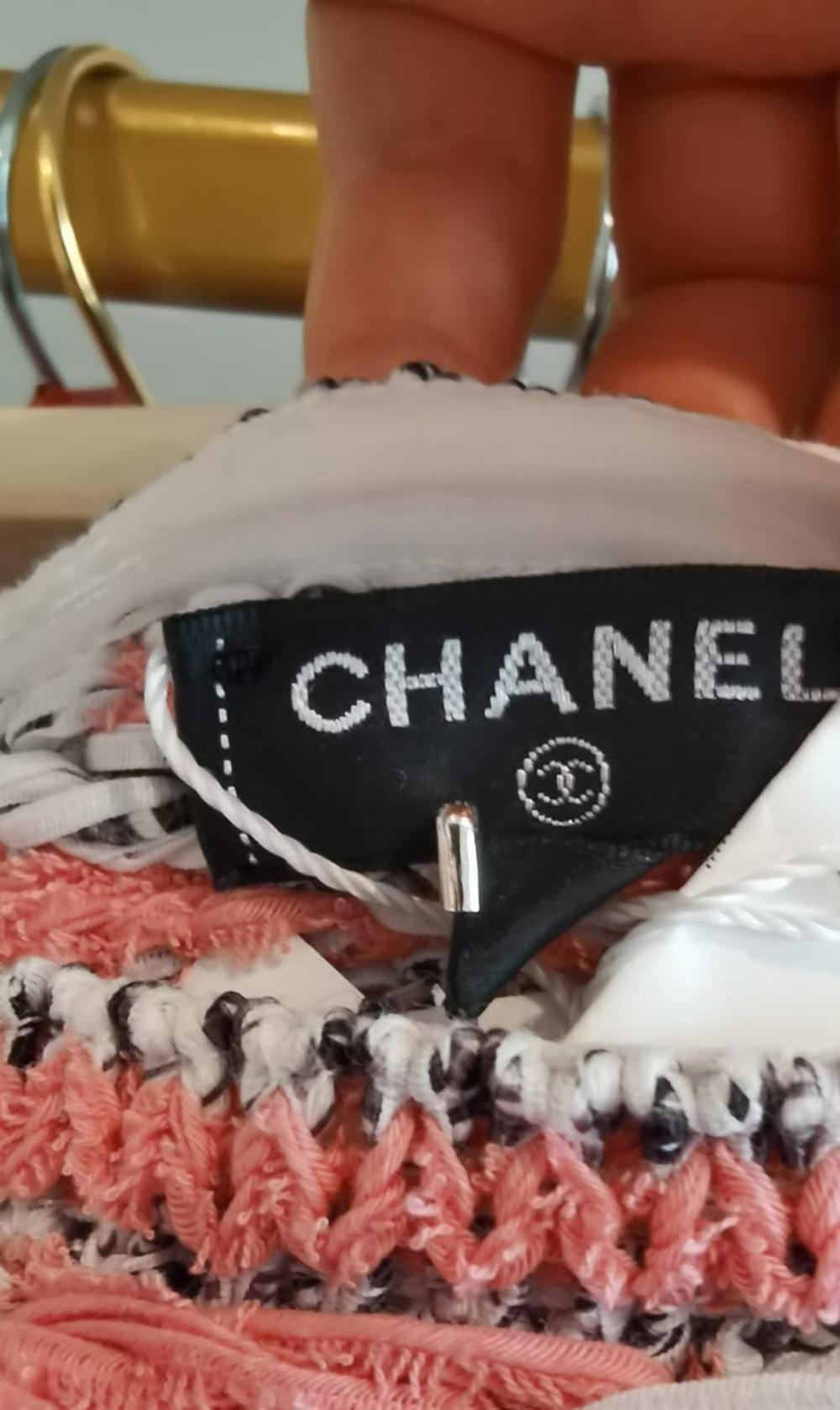 Chanel 2022 Spring Lollipop Tweed Dress 7