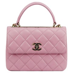 Chanel 2022 Trendy Cc Small Quilted Leather Shoulder Bag