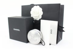 Chanel 2022 Ultra Rare Silver CC logo Yo-Yo s210ck42