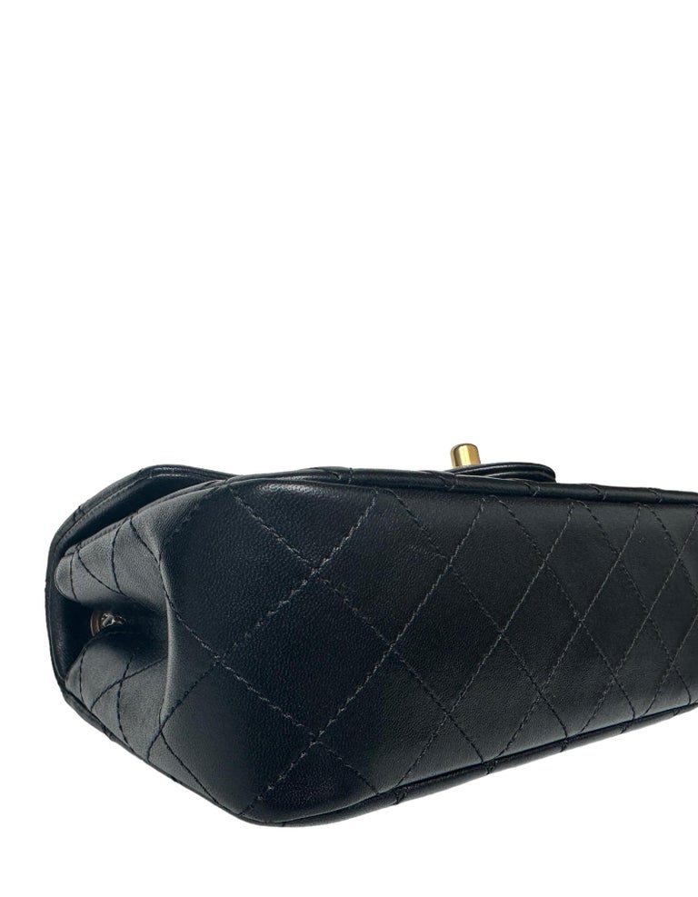 Chanel Pearl Crush Mini Rectangle Flap in Black Lambskin and AGHW – Brands  Lover