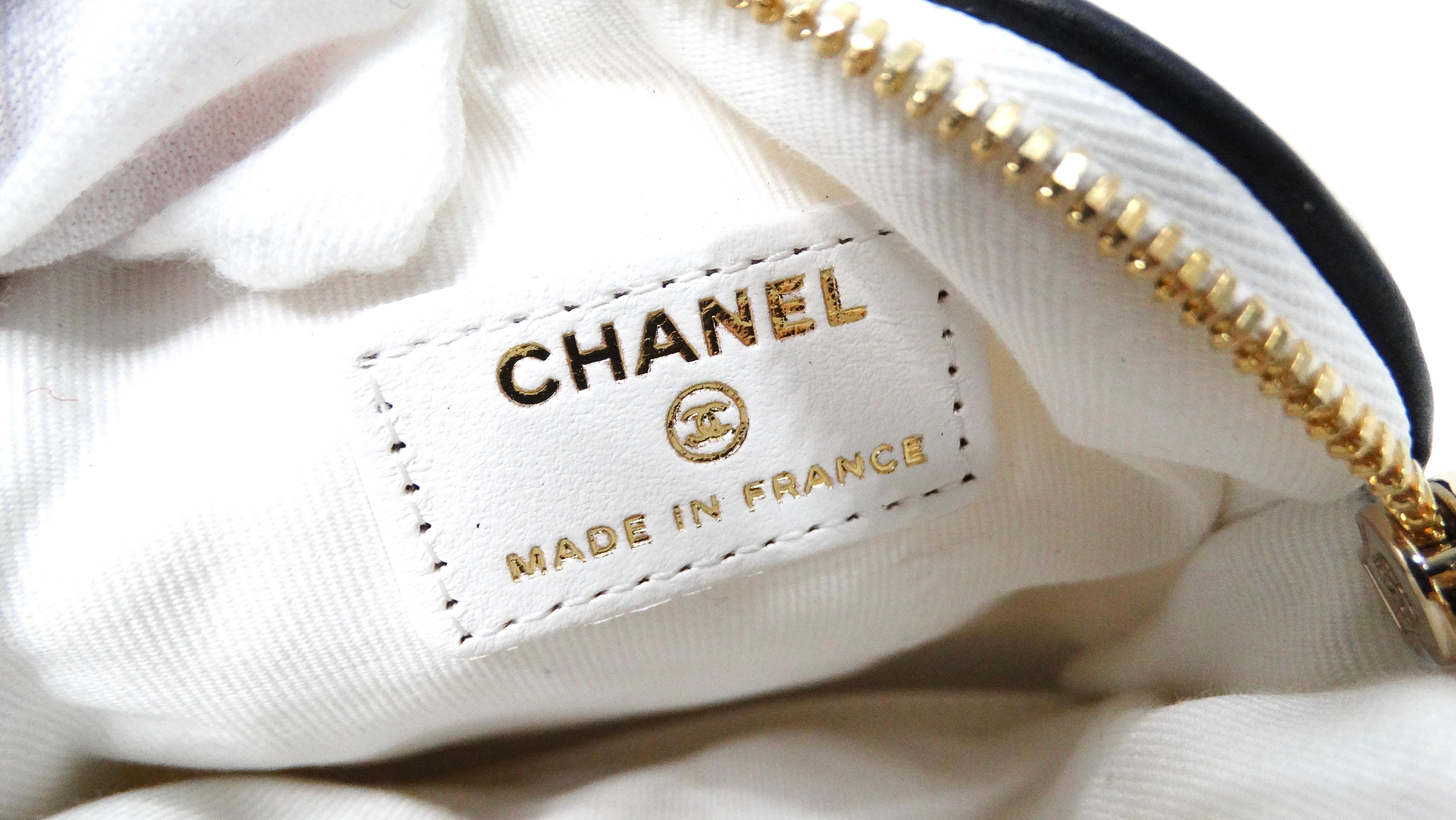 Chanel 2023 Coco Masters White Mini Tennis Cloth Crossbody Bag For Sale 6
