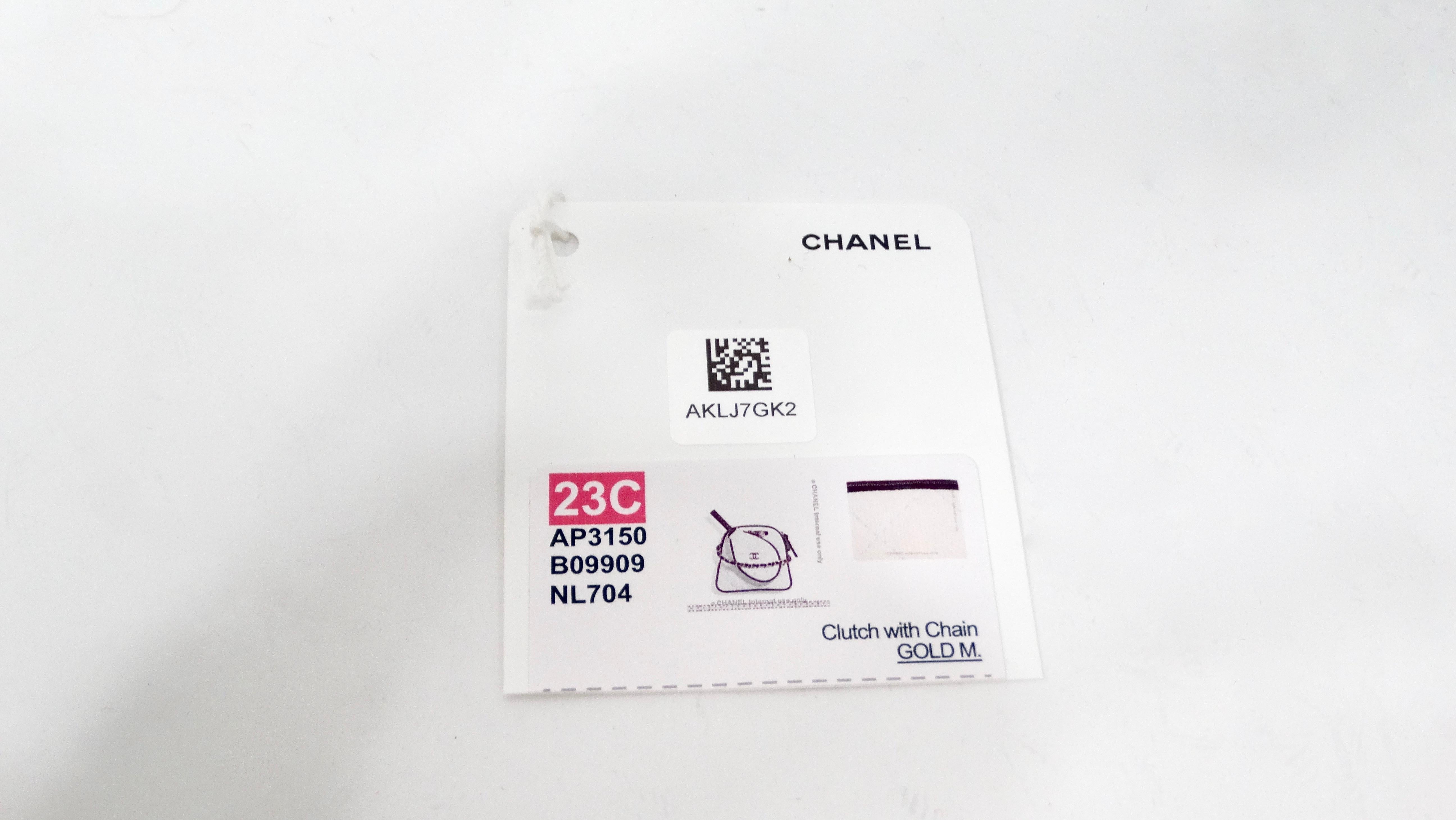 Chanel 2023 Coco Masters White Mini Tennis Cloth Crossbody Bag For Sale 7