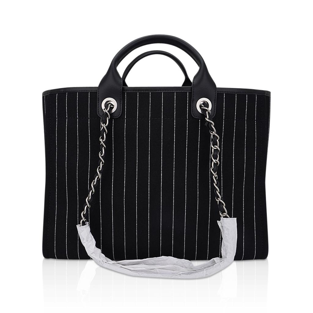 Chanel 2023 Deauville Large Shopping Tote Bag For Sale 5