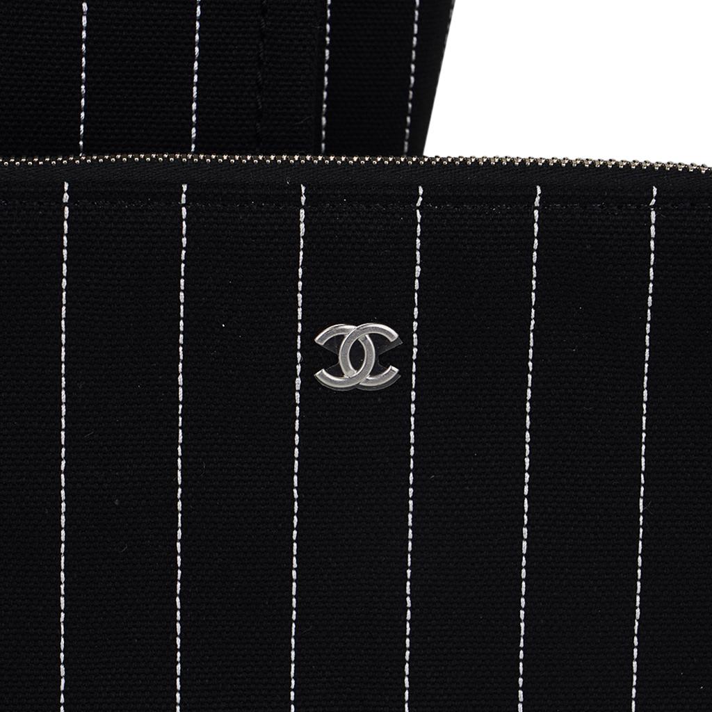 Chanel 2023 Deauville Large Shopping Tote Bag For Sale 9