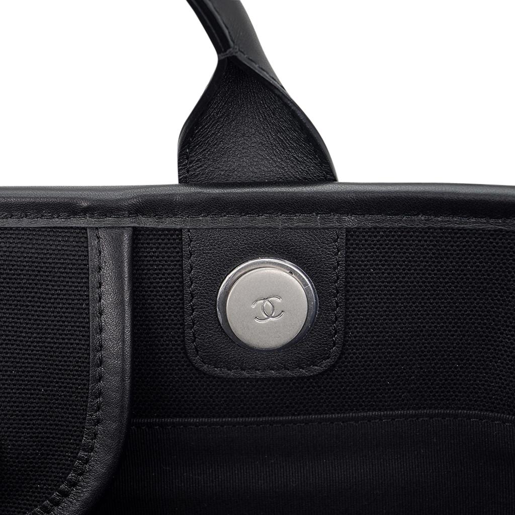 Chanel 2023 Deauville Large Shopping Tote Bag For Sale 13