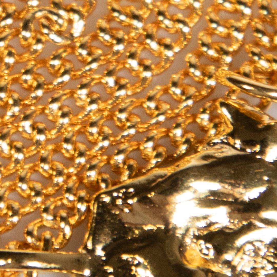 Chanel 2023 Gold Plated Faux Pearl Africa Necklace 1