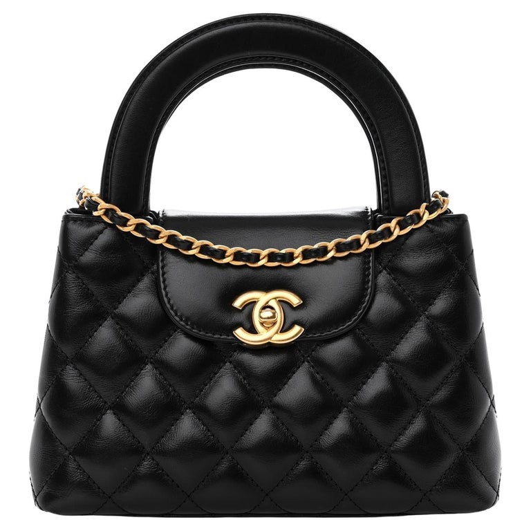 Chanel 2023 Mini Coco Handle Bag - Black Handle Bags, Handbags