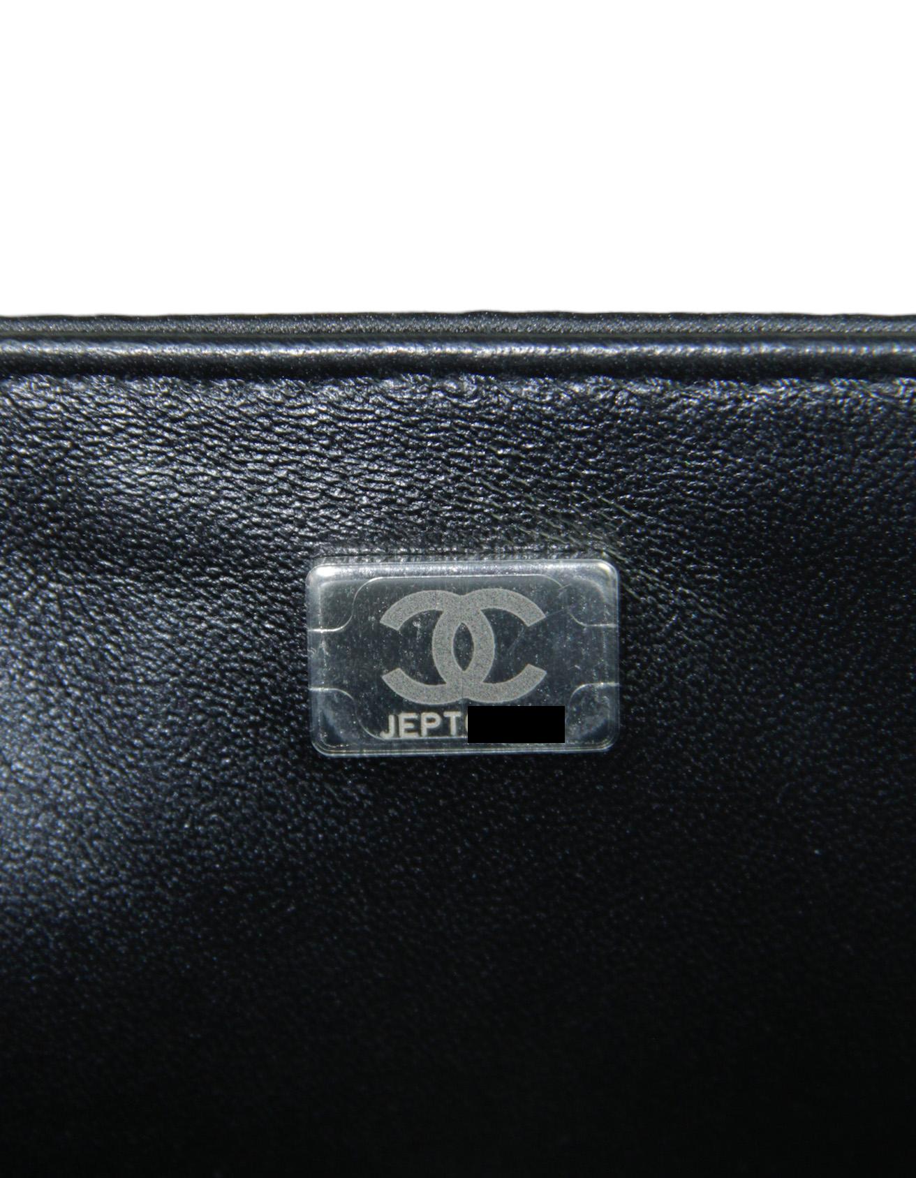 Chanel 2023 New Black/Silver Ombre Sequin Medium Classic Flap Bag 5