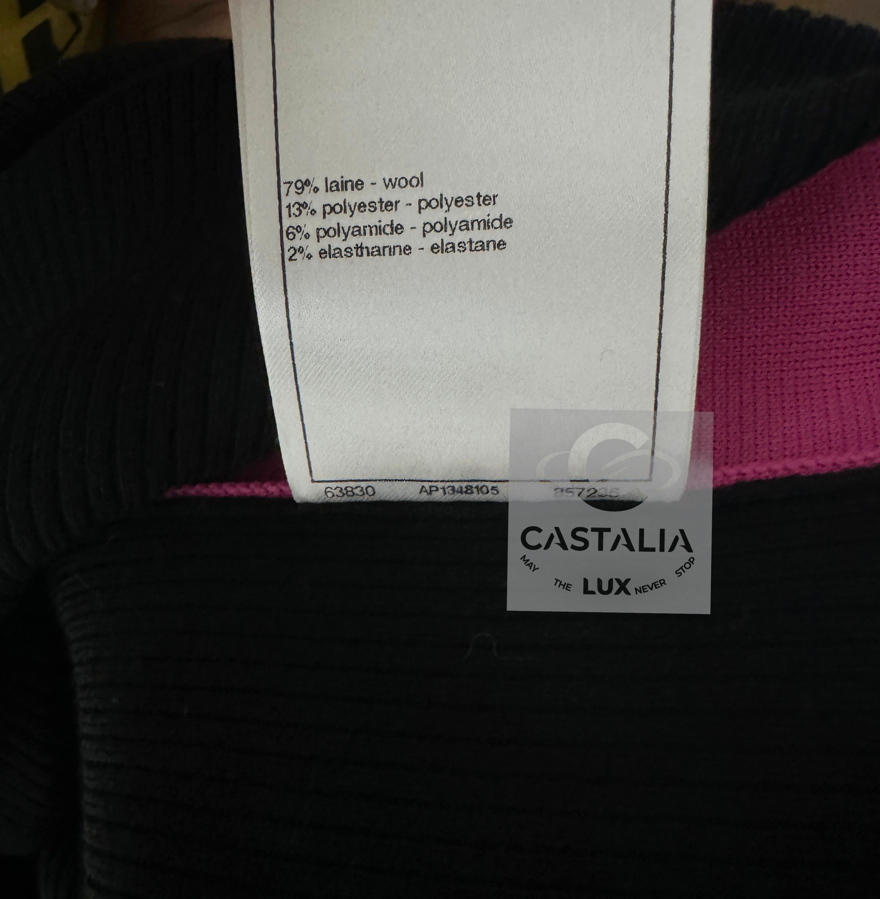 Pull Coco Neige neuve avec logo CC Chanel 2023 7