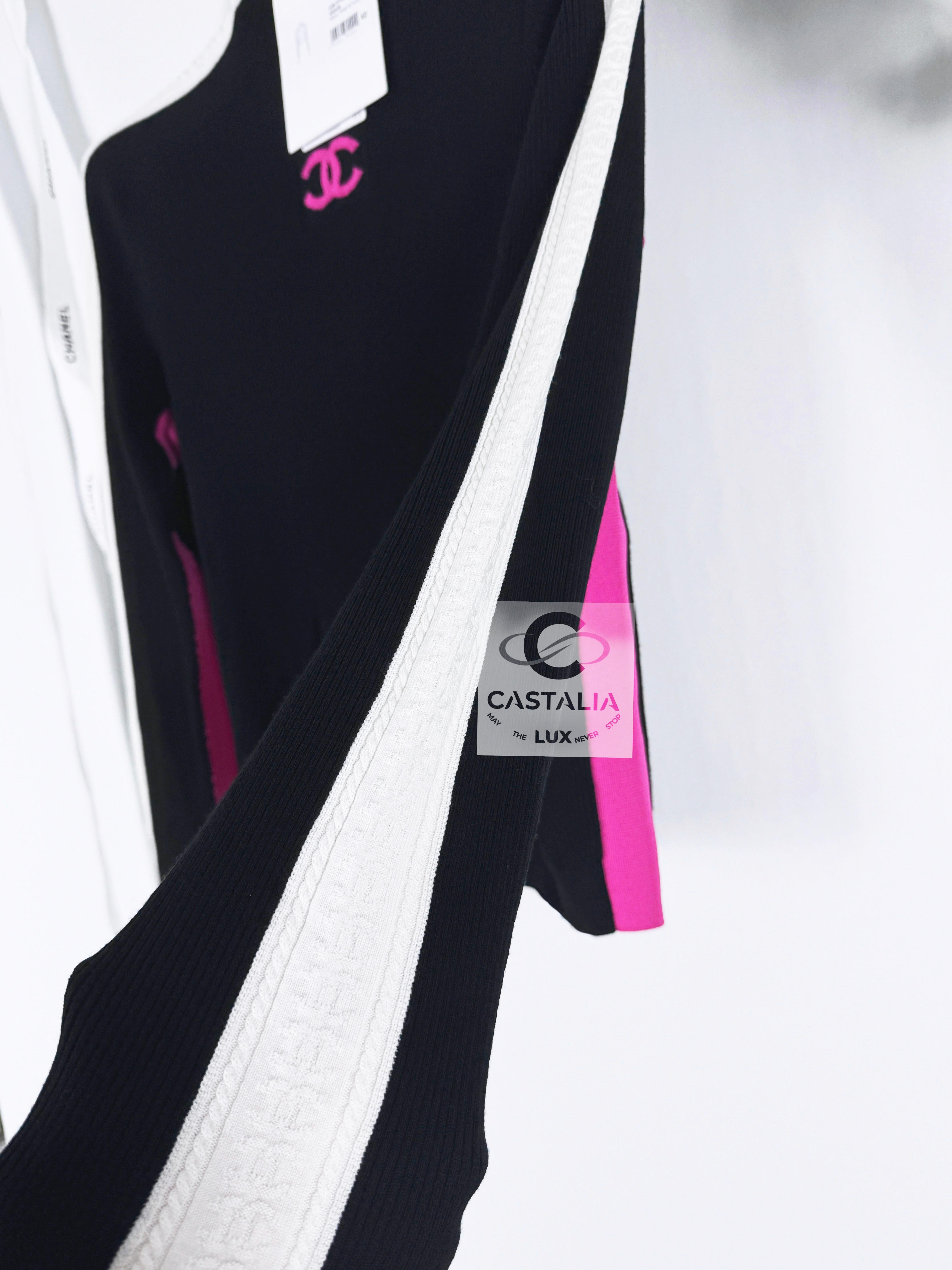 Pull Coco Neige neuve avec logo CC Chanel 2023 3