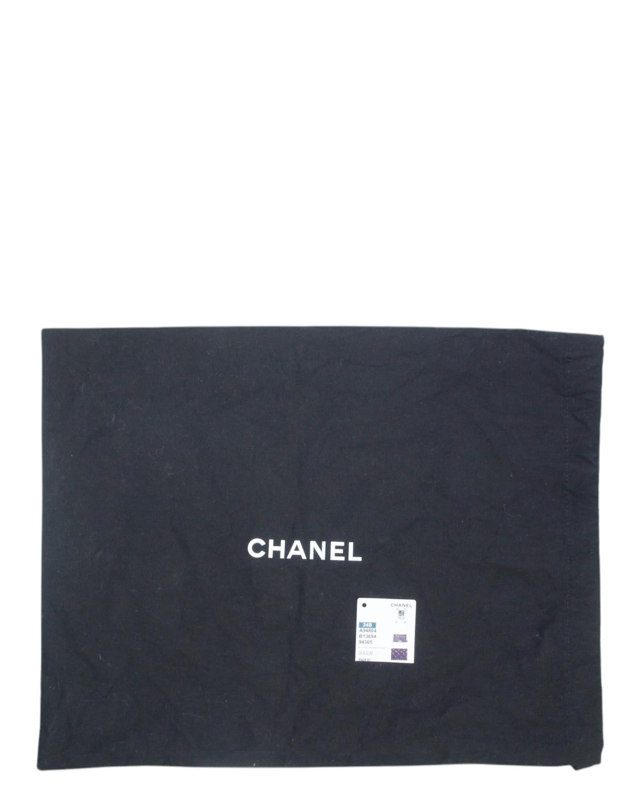 Chanel 2024 Black Caviar Leather Quilted Medium Top Handle Boy Bag For Sale 6