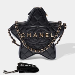 Chanel 2024 Limited-Edition Star Bag in Black Quilted Lambskin