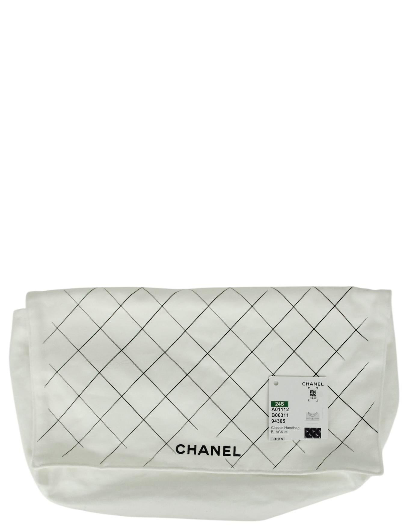 Chanel 2024 So Black Lambskin Leather 10