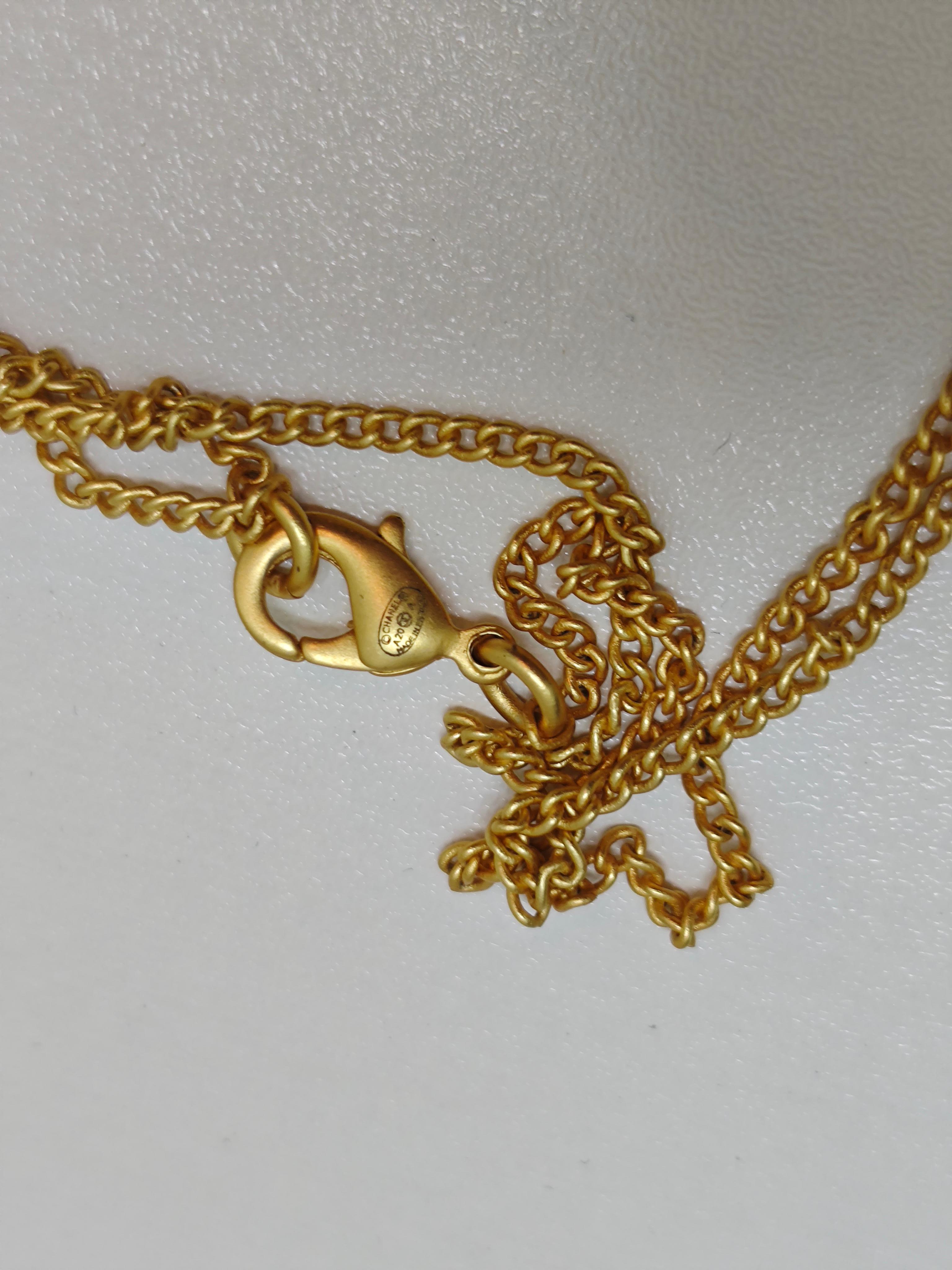 Chanel 20A Drop Pearl Black Camellia Flower Necklace 1