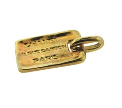 Chanel 21 Rue Cambon Gold Pendant Medallion
