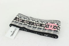 Chanel 21B Black x Pink Soft Headband Snow Ski Winter 210ca84