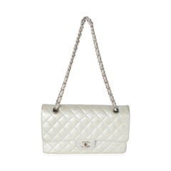 Chanel 21K Glitter Caviar Medium Classic Double Flap Bag