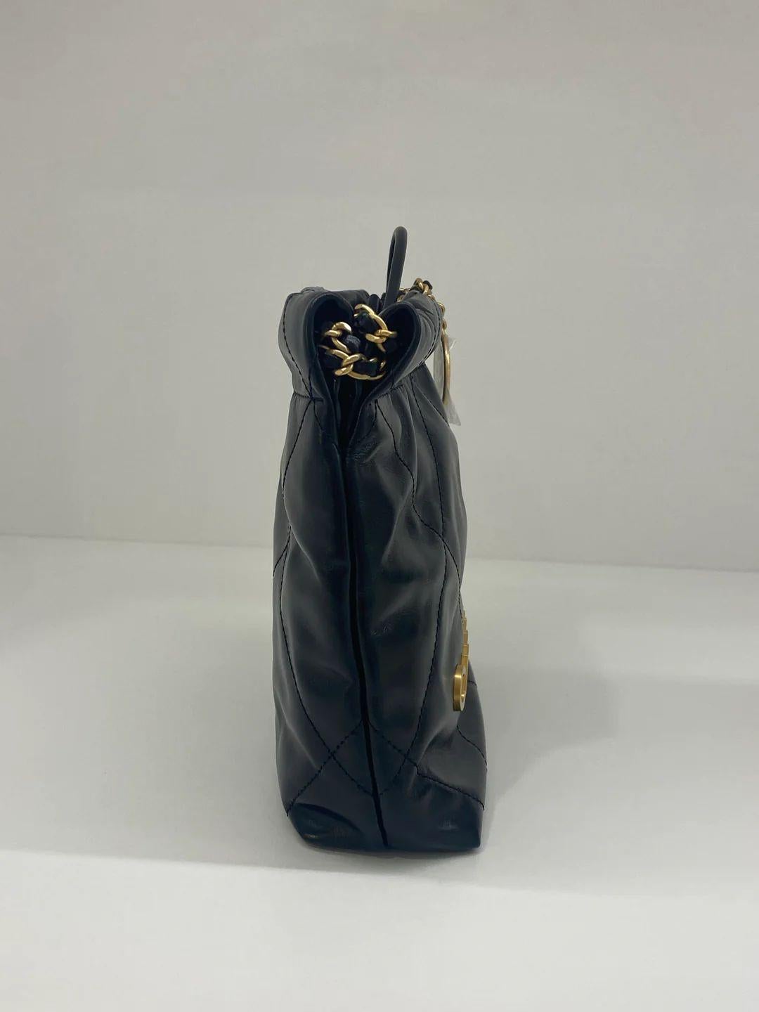 Women's or Men's Chanel 22 Bag Mini - Black GHW