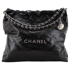 Chanel 22 Chain Hobo Quilted Calfskin Medium