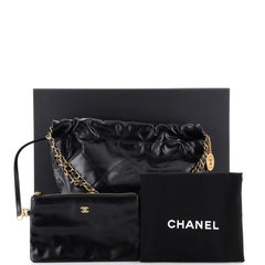 Chanel 22 Kette Hobo Gestepptes Kalbsleder Klein