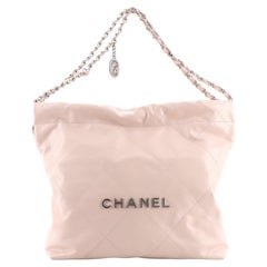 Chanel 22 Chain Hobo Quilted Calfskin Small
