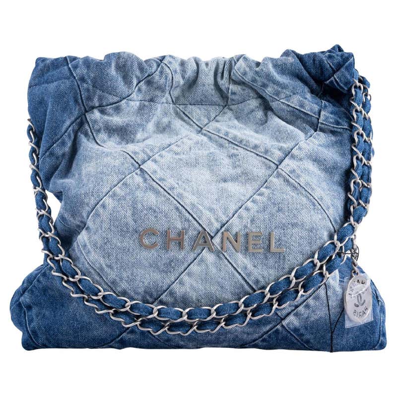 Chanel Denim 22 - 6 For Sale on 1stDibs